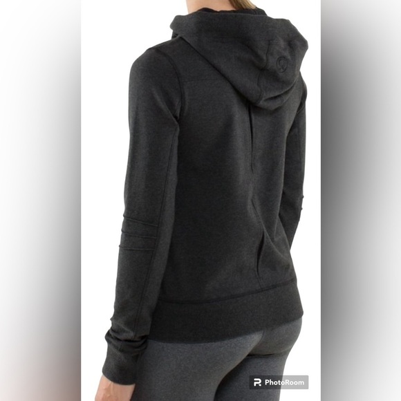 lululemon athletica Tops - Lululemon Bliss Break Hoodie - Heathered Black / Black